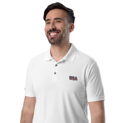 Adidas performance polo shirt USA