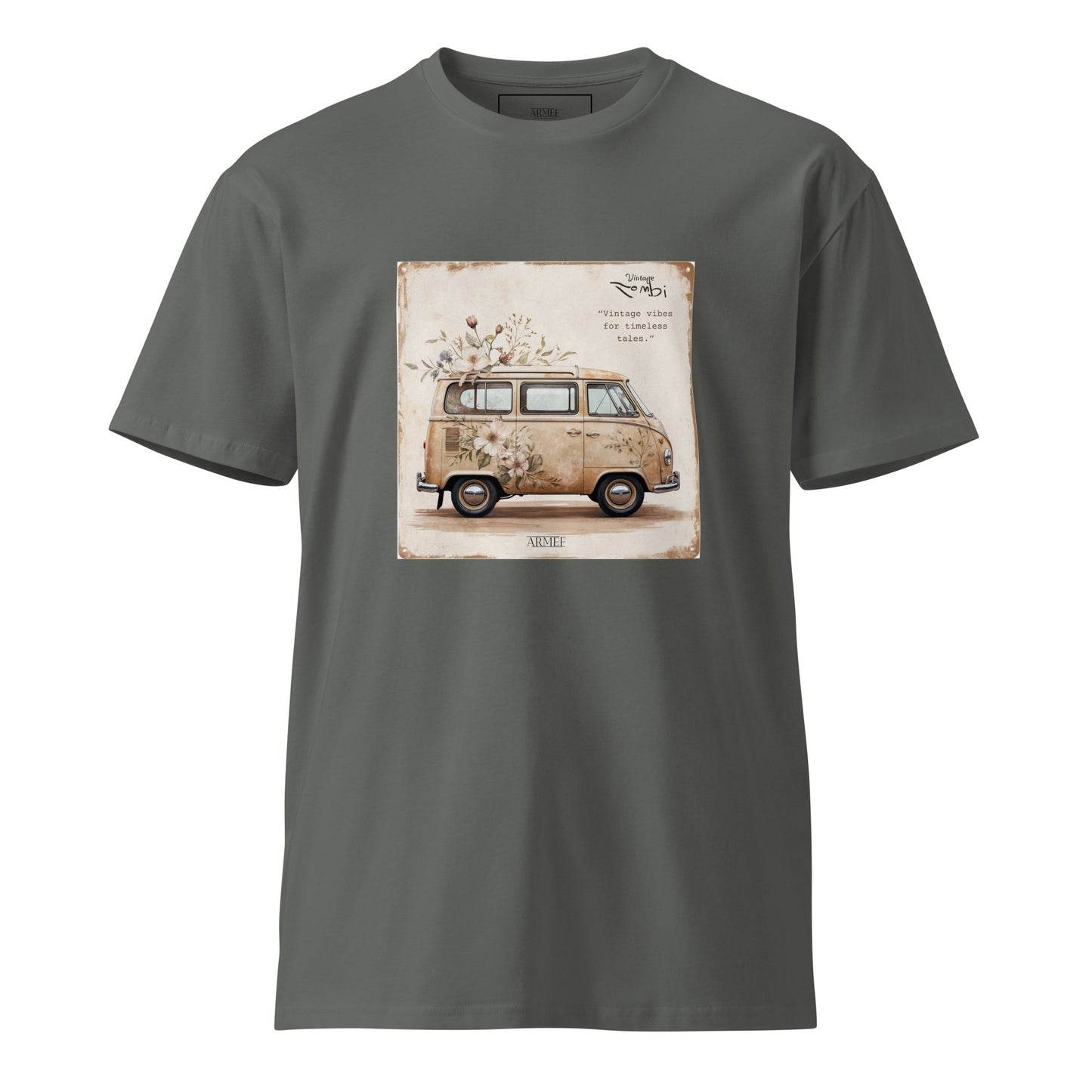 Unisex T-Shirt Illustration Vintage Car Mod 098