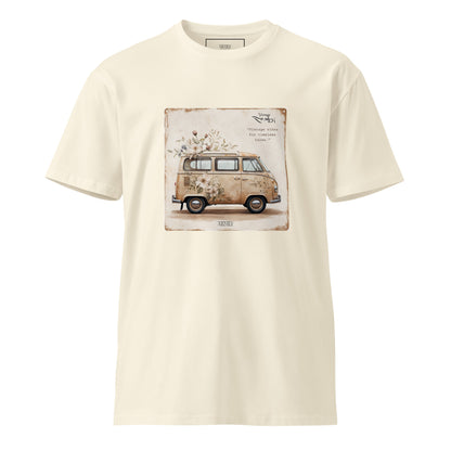 Unisex T-Shirt Illustration Vintage Car Mod 098