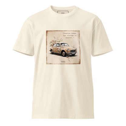 Unisex T-Shirt Illustration Vintage Car Mod 097