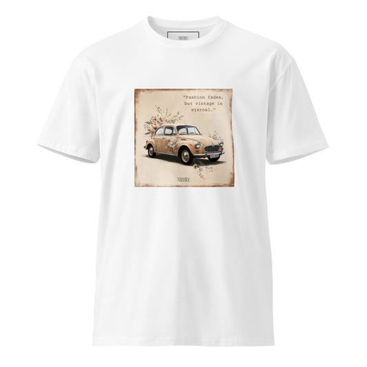 Unisex T-Shirt Illustration Vintage Car Mod 097