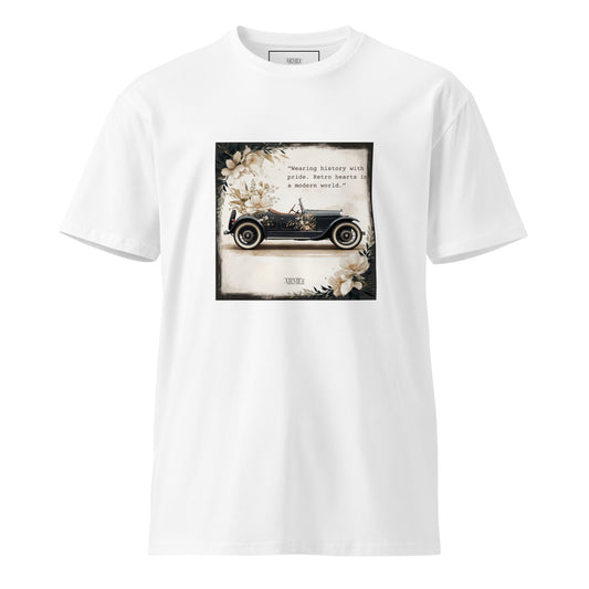 Unisex T-Shirt Illustration Vintage Car Mod 092