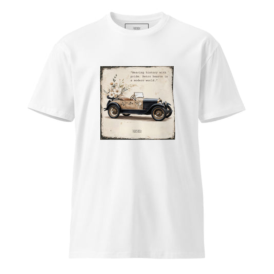 Unisex T-Shirt Illustration Vintage Car Mod 090