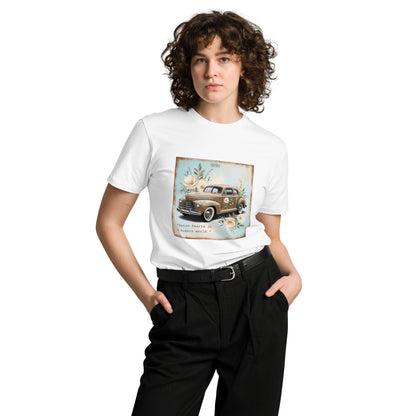 Unisex T-Shirt Illustration Vintage Car Mod 089