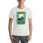 Men's t-shirt artwork green sports car with quote: Keep calm and make it happen