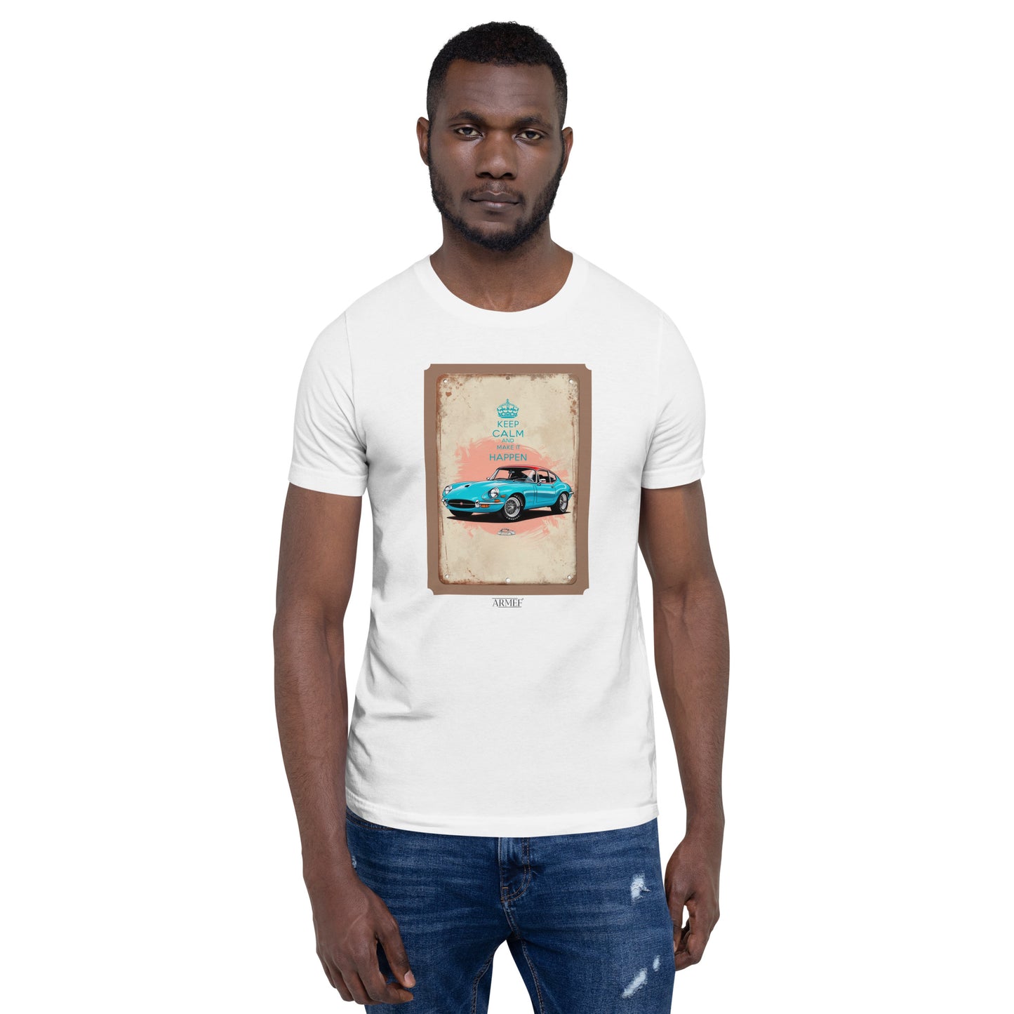 Men's t-shirt Illustration antique cars Mod M06